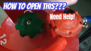 How to Open Gas Tank Valve Tulong [upl. by Hayward]