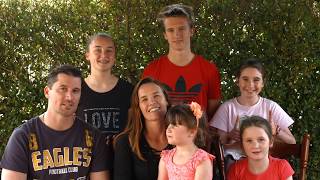 Meet the Glossop family from Perth WA one of our FamiliesOfAustralia [upl. by Heinrik]