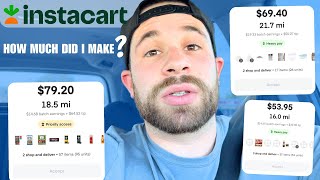 I drove 109 MILES today with Instacart WORTH IT [upl. by Vacuva]