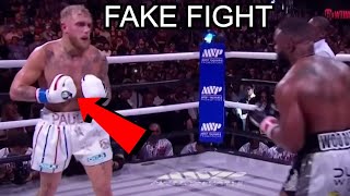 PROOF Jake Paul vs Tyron Woodley was RIGGED WOW [upl. by Aknayirp1]