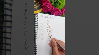 Bride side face mehndi design step by step mehndi bridesideface mehndidesign hennadesign [upl. by Rettig185]