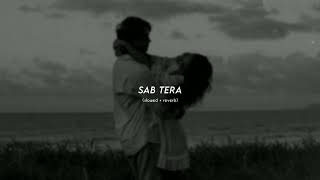 sab tera song slowed reverb  sab tera Lofi song  SG Lofi song [upl. by Suivatna]