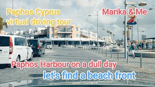 The Paphos Harbour to Venus Beach Front Paphos Cyprus [upl. by Nerok]