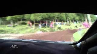 FIA ERC  SATA Rallye Açores 2014  Kajetanowicz took a huge risk on SS1 [upl. by Iow]