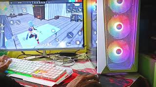 GAMING PC FREE FIRE GAMEPLAY WITH HANDACAM [upl. by Filomena]