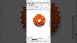 Flower Design in Coreldraw Shorts youtubeShorts trending viral quicktips youtube [upl. by Kerstin]