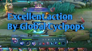 🔥Global Cyclops Dominating with 20 Kills – Unstoppable Gameplay🔥 mobilelegends [upl. by Artima70]