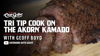 TriTip Cook on the AKORN® Kamado Charcoal Grill With Outdoors Geoff  CharGriller [upl. by Trudy]