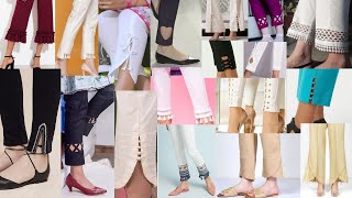 Beautiful and trendy Trouserssalwar pants bottom designs [upl. by Stelu508]