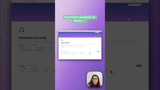 Repetição espaçada no Notion para estudos e tarefas recorrentes ✨ notion notionapp notiontemplate [upl. by Oirromed175]