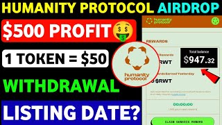 Humanity Protocol Airdrop  Testnet Airdrop Today  Testnet Airdrop  New Airdrop Crypto [upl. by Lipman]