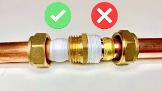 How to Install Compression Fittings on Nylon and Copper Tubing [upl. by Attenod993]