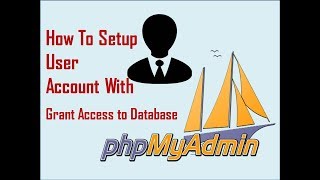 phpmyadmin username and password xampp setup account with grant access [upl. by Nymzaj]