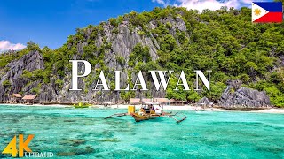 Palawan 4K Ultra HD • Stunning Footage Palawan Scenic Relaxation Film with Calming Music [upl. by Yrehc397]