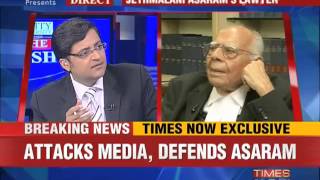 The Newshour Debate Defends Asaram attacks media [upl. by Cirri]