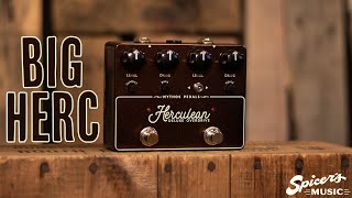 Mythos Pedals Herculean Deluxe DEMO  Spicers Music [upl. by Saihttam398]