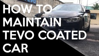 How To Maintain TEVO Coated Car [upl. by Earehs]