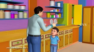 Johny Johny Yes Papa Poem  3D Animation English Nursery rhyme for children with lyrics [upl. by Akenihs]