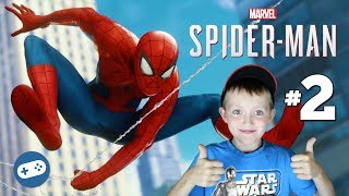 SpiderMan PS4 Walkthrough Gameplay Part 2  Spider Cop and New Advanced Suit [upl. by Phelgen]