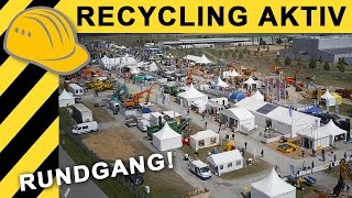 Bauforum24 Messe Rundgang über die Recycling Aktiv amp TiefbauLive Karlsruhe  Baumaschinen News [upl. by Zehcnas]