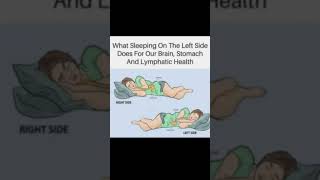 DID YOU KNOW WHAT SLEEPING ON THE LEFT SIDE DID TO OUR BRAIN STOMACH AND LYMPHA😴 💤 😪 😒 😑 😕 😴 💤 😪 [upl. by Accebor373]