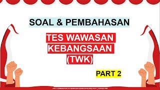 BAHAS Soal TWK CPNS 2024 dan KUNCI Jawaban  Soal TWK CPNS 2024 Terbaru [upl. by Emlynne]