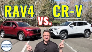 SUV Battle 2024 Honda CRV vs 2024 Toyota RAV4 [upl. by Salem]