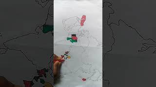 LAOS MAP DRAWINGSHORTSSUBSCRIBE [upl. by Abel]