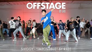 Shiggy choreography to “Impossible” by RIIZE at Offstage Dance Studio [upl. by Felicle]