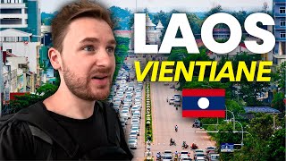 MY FIRST TIME in LAOS 🇱🇦 Vientiane is SO Undiscovered [upl. by Linzy]