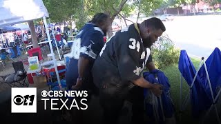 Cowboys fans arrive Saturday evening for home opener tailgating [upl. by Eninaj]