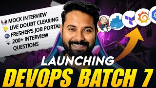 Launching LIVE DevOps Course  Complete Job Preparation Course 2024 DevOpsTraining [upl. by Nywroc]