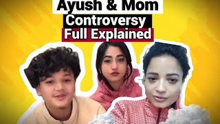 Ayush Singh Thakuri And Mom Controversy Full Explained [upl. by Dnomayd285]