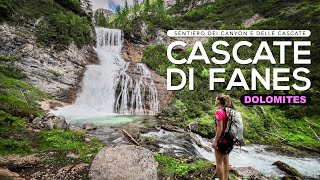 Cascate Di Fanes Sentiero dei canyon e delle cascate [upl. by Aiuqcaj]