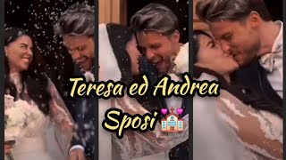 Teresa e Andrea IL LORO MATRIMONIO 💒🥰 [upl. by Lorenza]