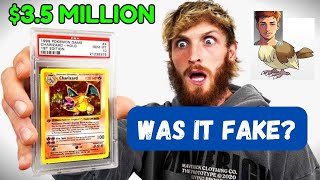 Logan Paul Pokemon Card SCANDAL Was It All Fake [upl. by Obidiah625]