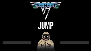 Van Halen • Jump CC 🎤 Karaoke Instrumental Lyrics [upl. by Corwun]