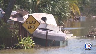 Siesta Key residents begin returning to island following Hurricane Milton [upl. by Neddra]