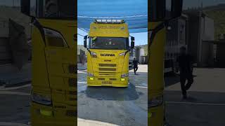 Scania super V8 truck exterior scania super truck interiors500 beautiful scania shotsvideo [upl. by Merkley]