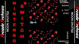 Arcade Archives MOON SHUTTLE  Nintendo Switch release  directly from the arcade archive RETROGAME [upl. by Raquela]