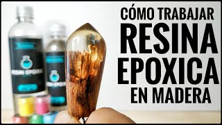 COMO TRABAJAR RESINA EPOXICA EN MADERA [upl. by Tarr]