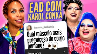 Karol Conká responde Perguntas de Conhecimentos Gerais  EAD COM DRAGBOX 22 [upl. by Alvinia425]