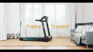 Costway Folding Electric Treadmill Running Machine [upl. by Olocin307]