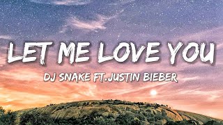 DJ SNAKE Ft Justin Bieber  Let Me Love You Lyric Video [upl. by Eliot691]