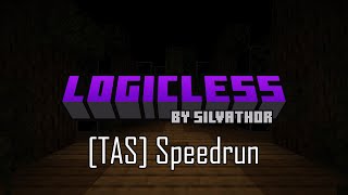 TAS Logicless NonEuclidean Puzzle Minecraft Map  Speedrun [upl. by Ical]