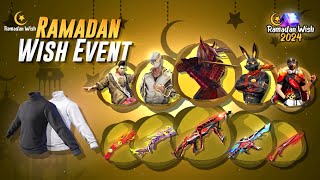 Romadan Wish Event Free Fire 2024  New Event Free Fire Bangladesh Server  Free Fire New Event [upl. by Neenaj]