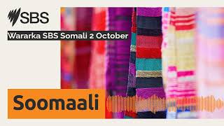 Wararka SBS Somali 2 October  SBS Somali  SBS Afsomali [upl. by Maggio]