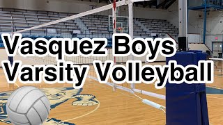 Vasquez Boys Varsity Volleyball VS Antelope Valley [upl. by Rondi586]