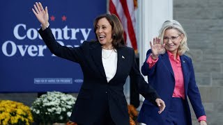 Liz Cheney Endorses Kamala Harris [upl. by Artemla]