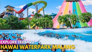 HAWAI WATERPARK MALANG ‼ Info Lengkap Terbaru ‼ Ombak Tsunami Pertama di Indonesia [upl. by Saleme]